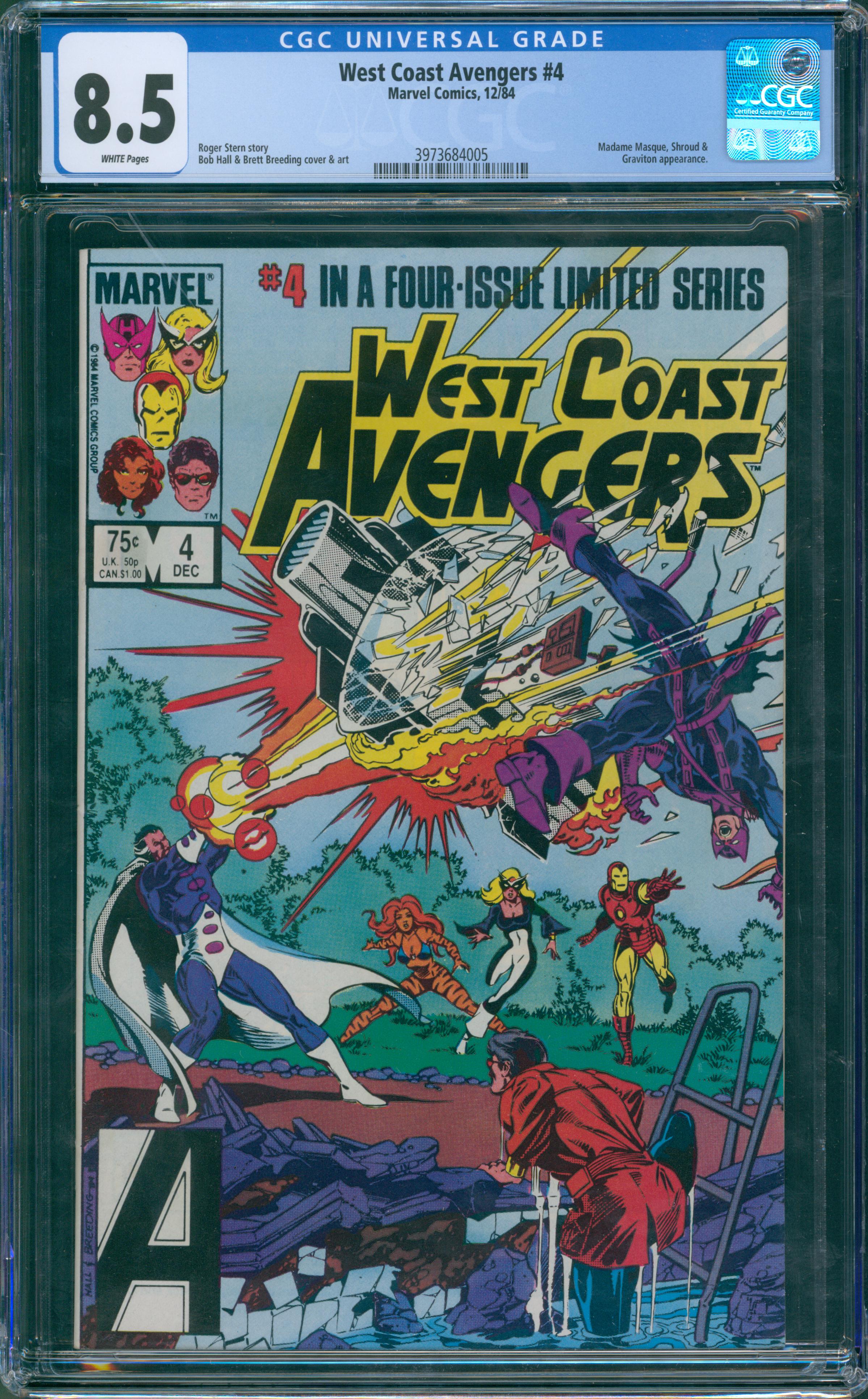 West Coast Avengers #4 CGC 8.5