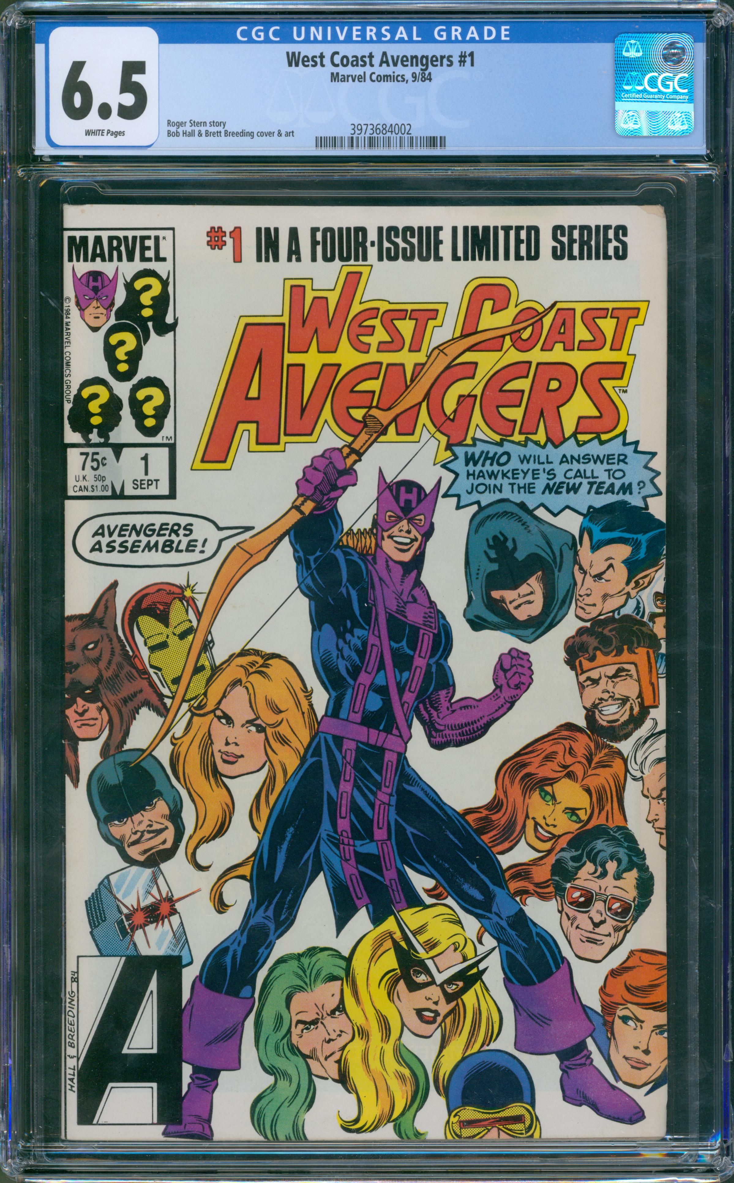 West Coast Avengers #1 CGC 6.5