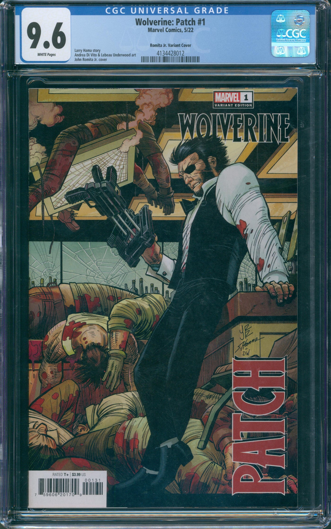 Wolverine Patch #1 CGC 9.6