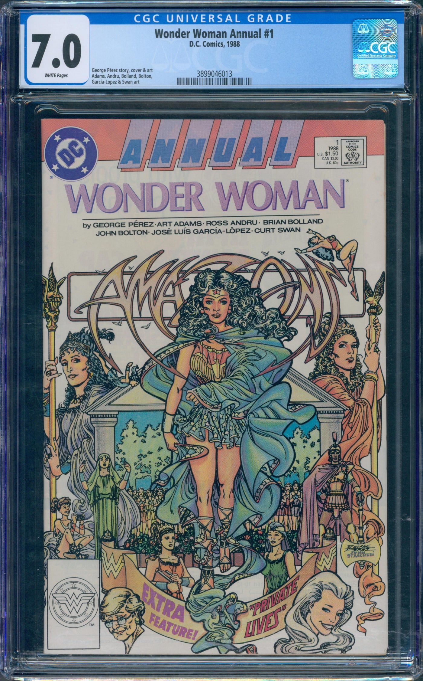 Wonder Woman Annual #1 CGC 7.0