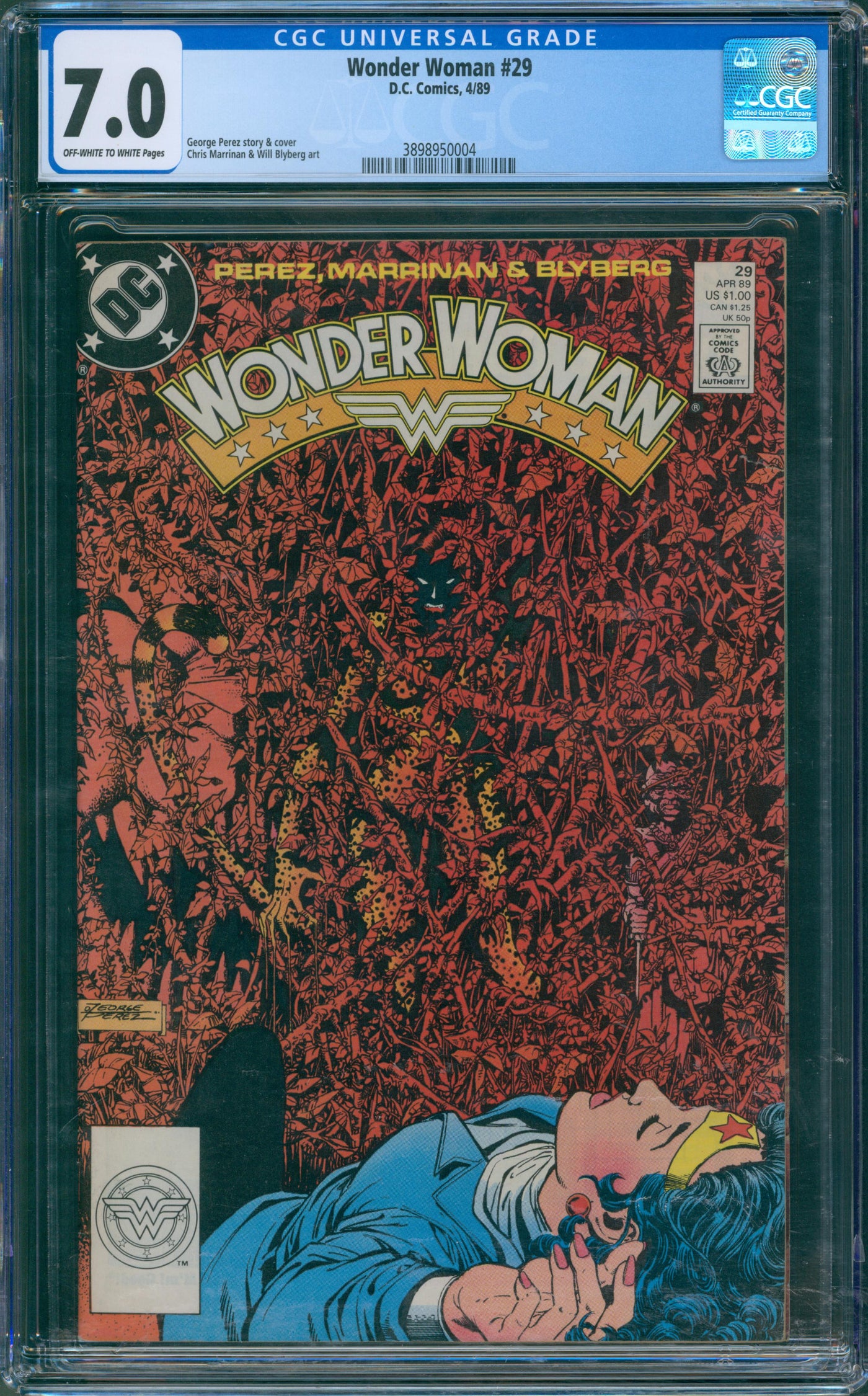 Wonder woman #29 CGC 7.0