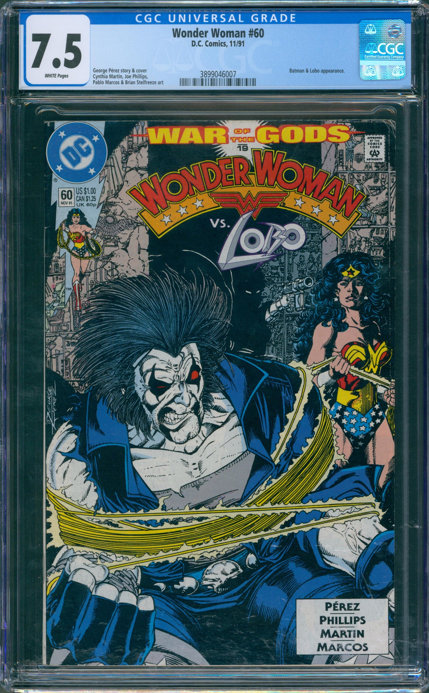 Wonder woman #60 CGC 7.5