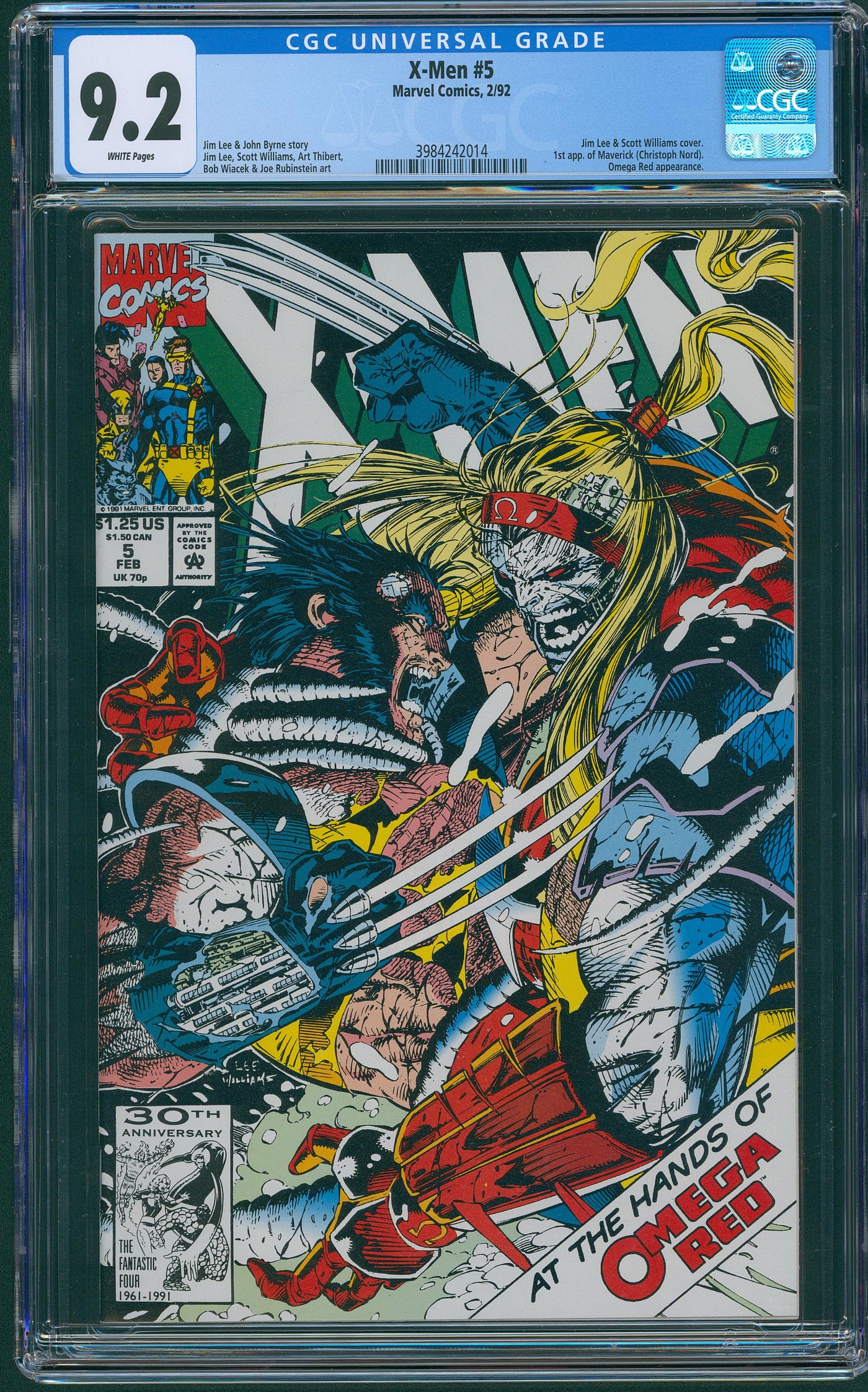 X-Men #5 1992 CGC 9.2