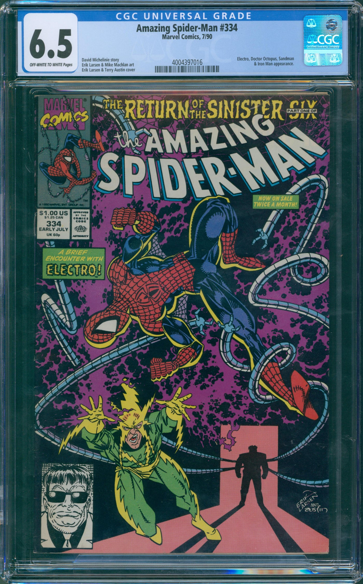 Amazing Spider-Man #334 CGC 6.5