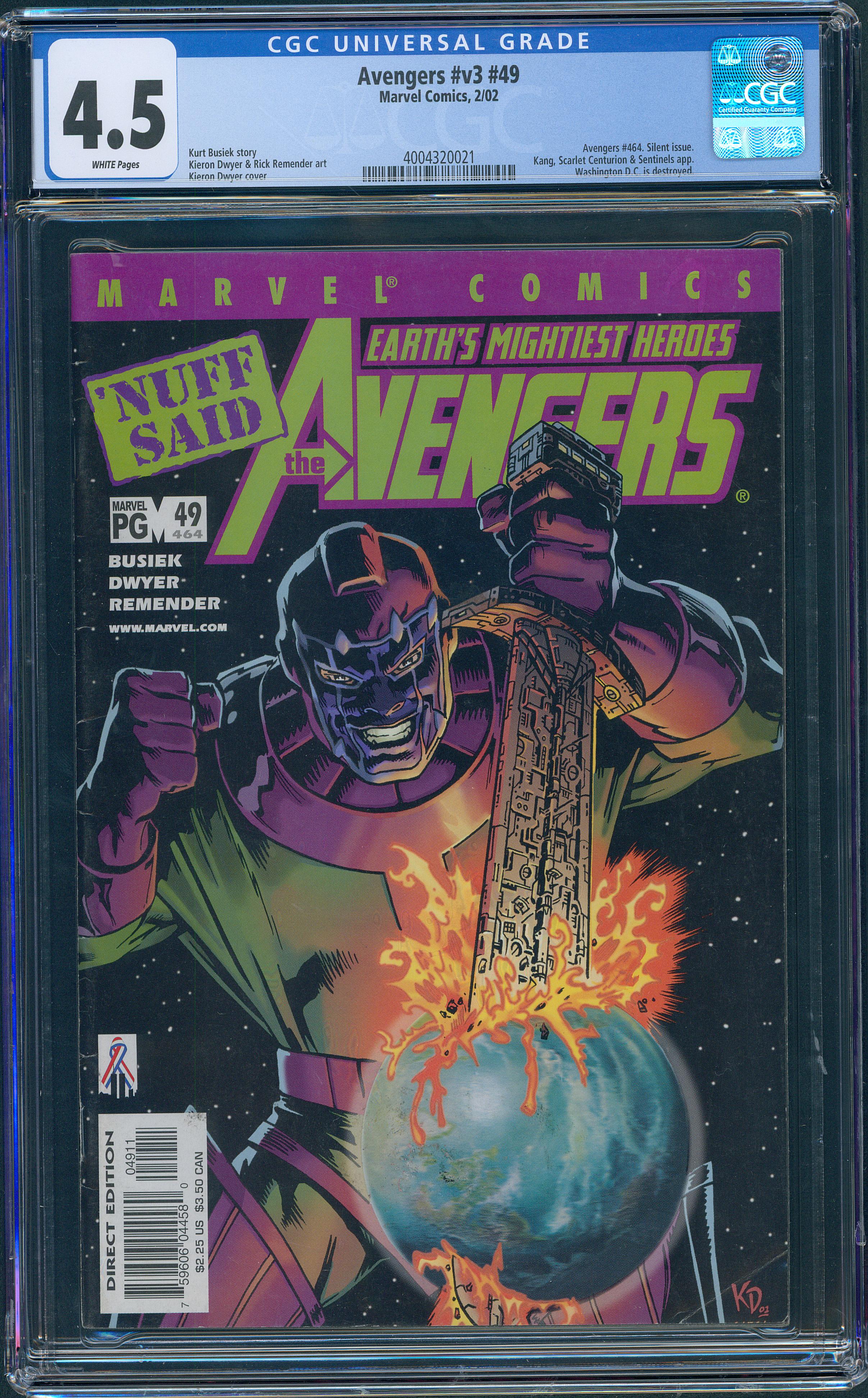 Avengers #v3 #49 CGC 4.5