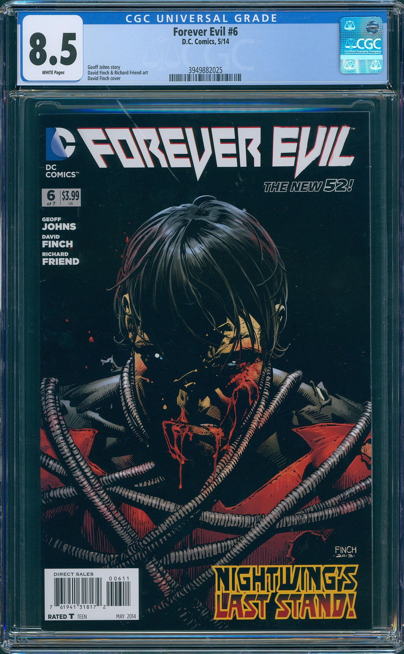 forever evil #6 CGC 8.5