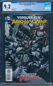Forever Evil: Arkham War #2 CGC 9.2