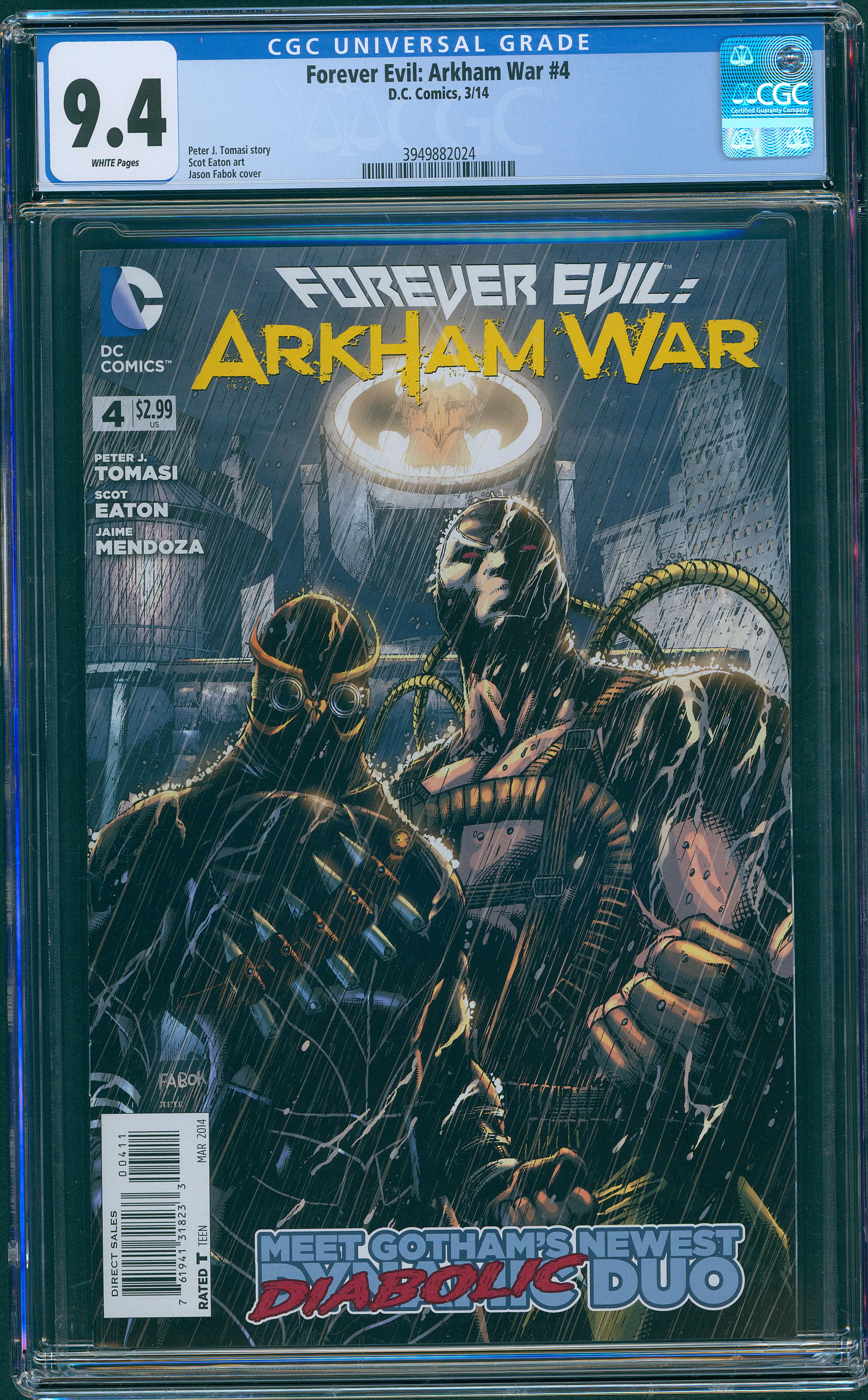 Forever Evil: Arkham War #4 CGC 9.4