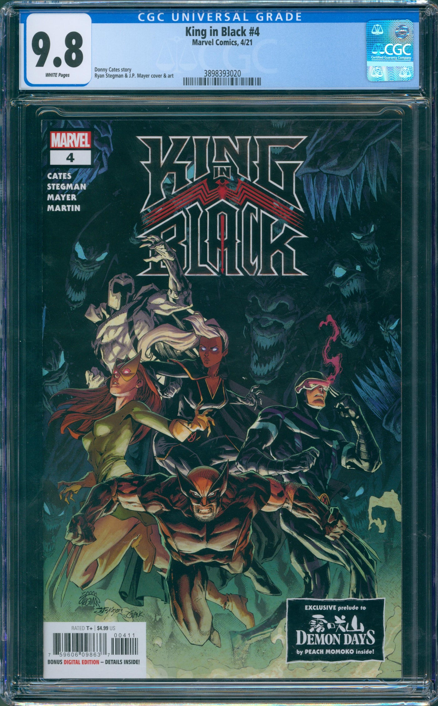 king in black #4 CGC 9.8