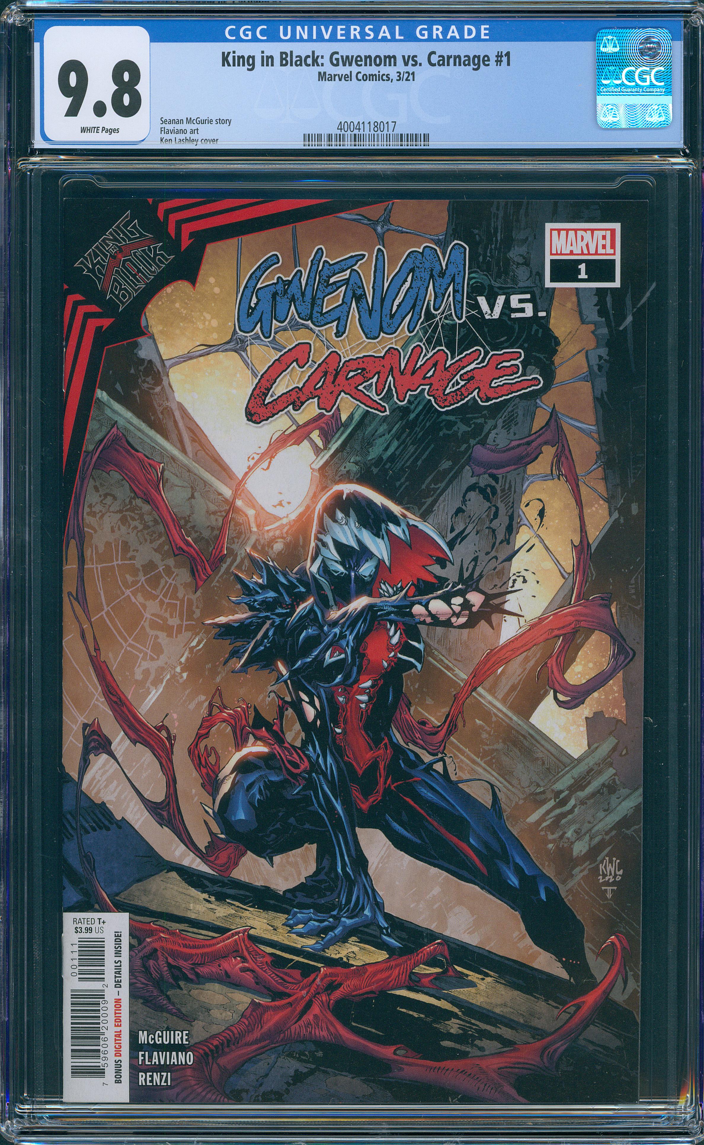 King in Black: Gwenom vs. Carnage #1 CGC 9.8
