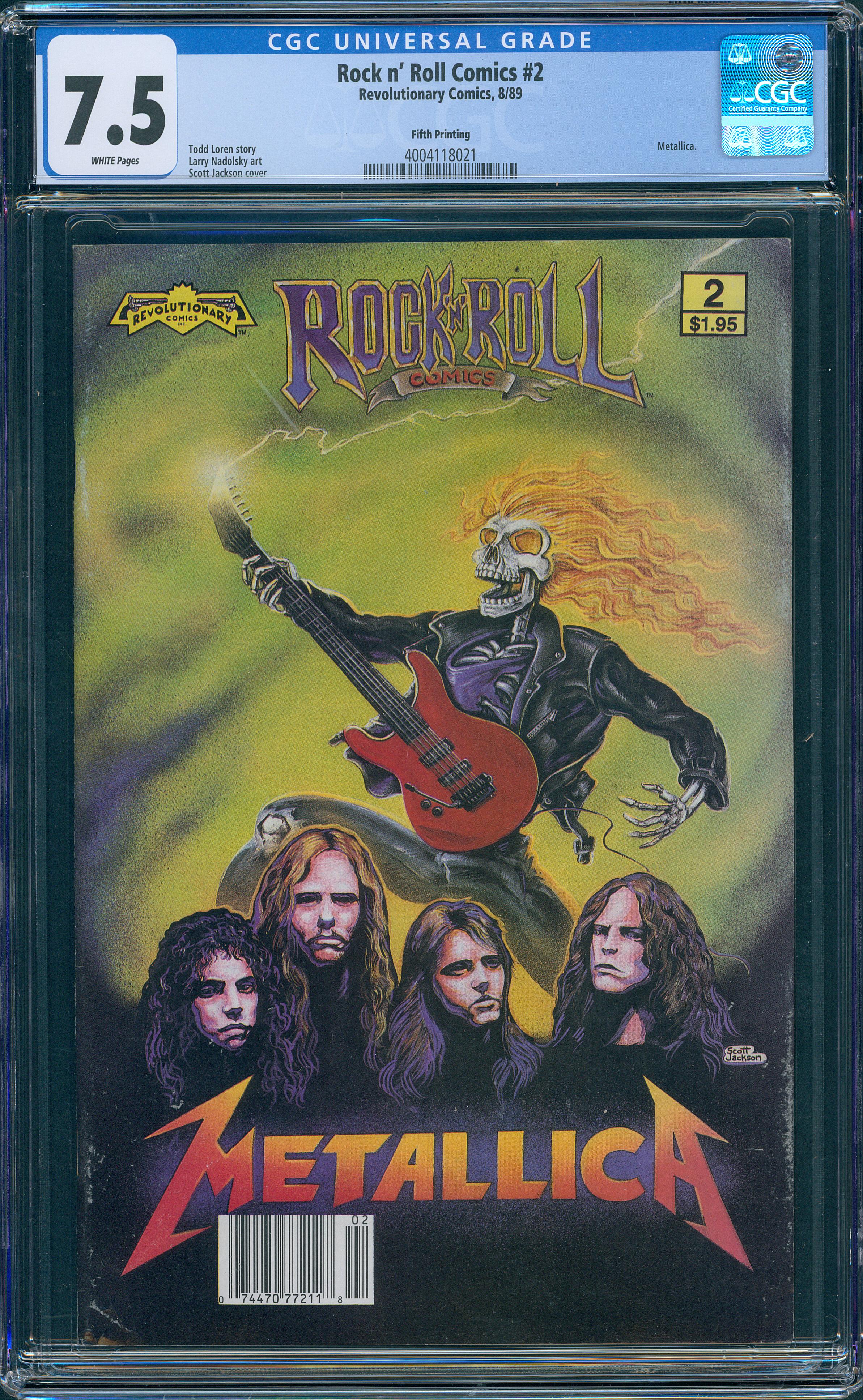 Rock n' Roll Comics #2 CGC 7.5