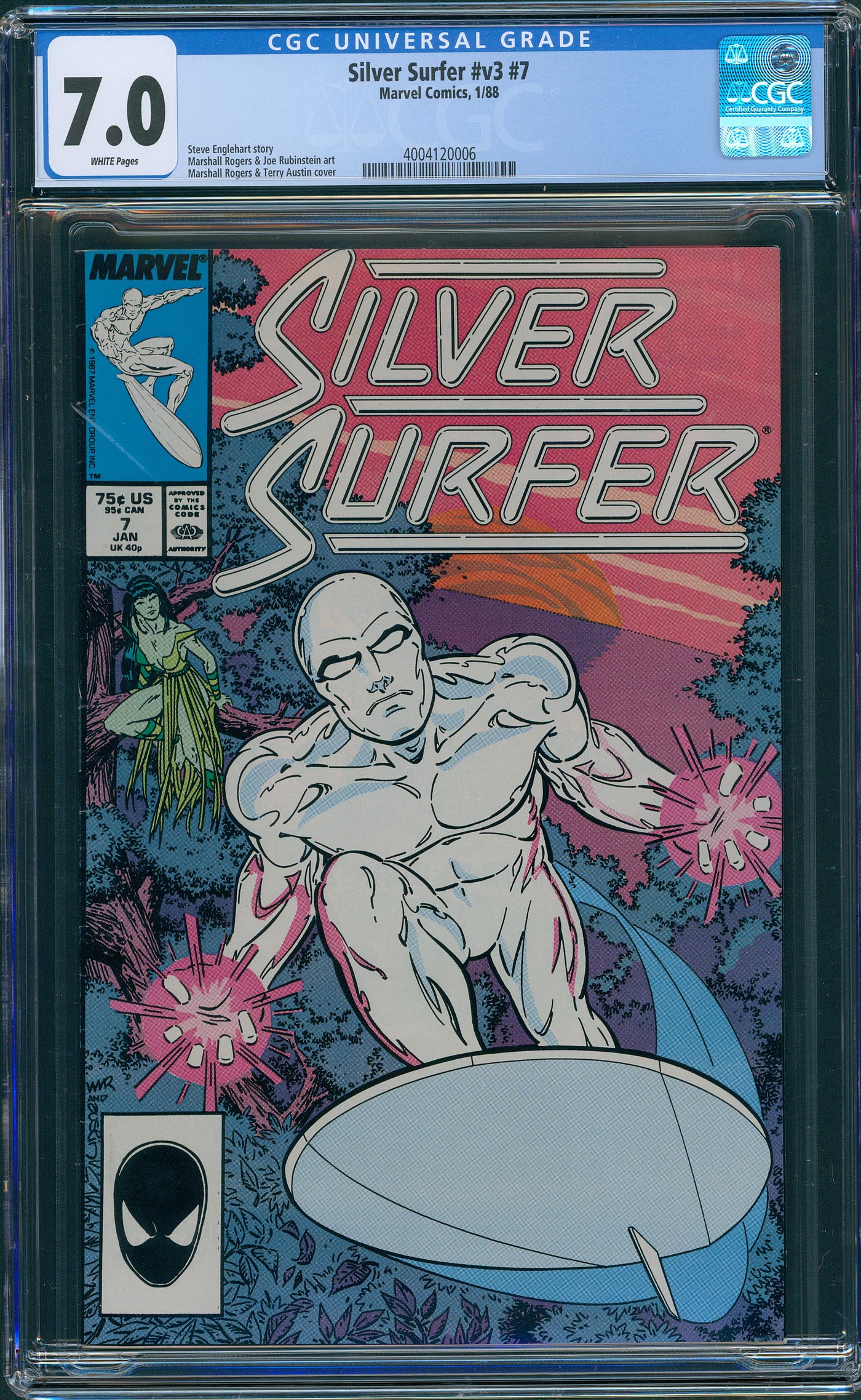 silver surfer #v3 #7 CGC 7.0