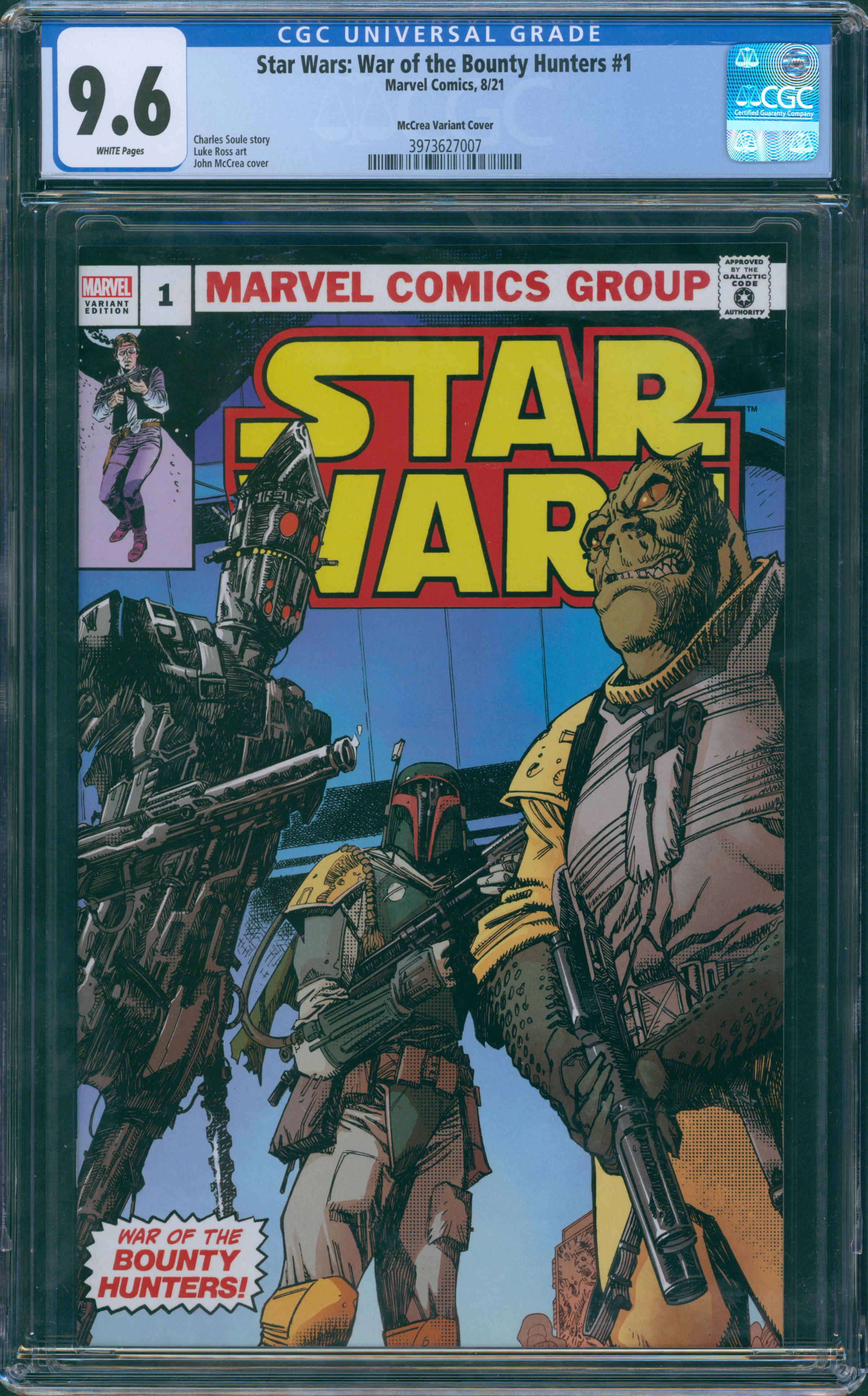 Star Wars: War of the Bounty Hunters #1 CGC 9.6