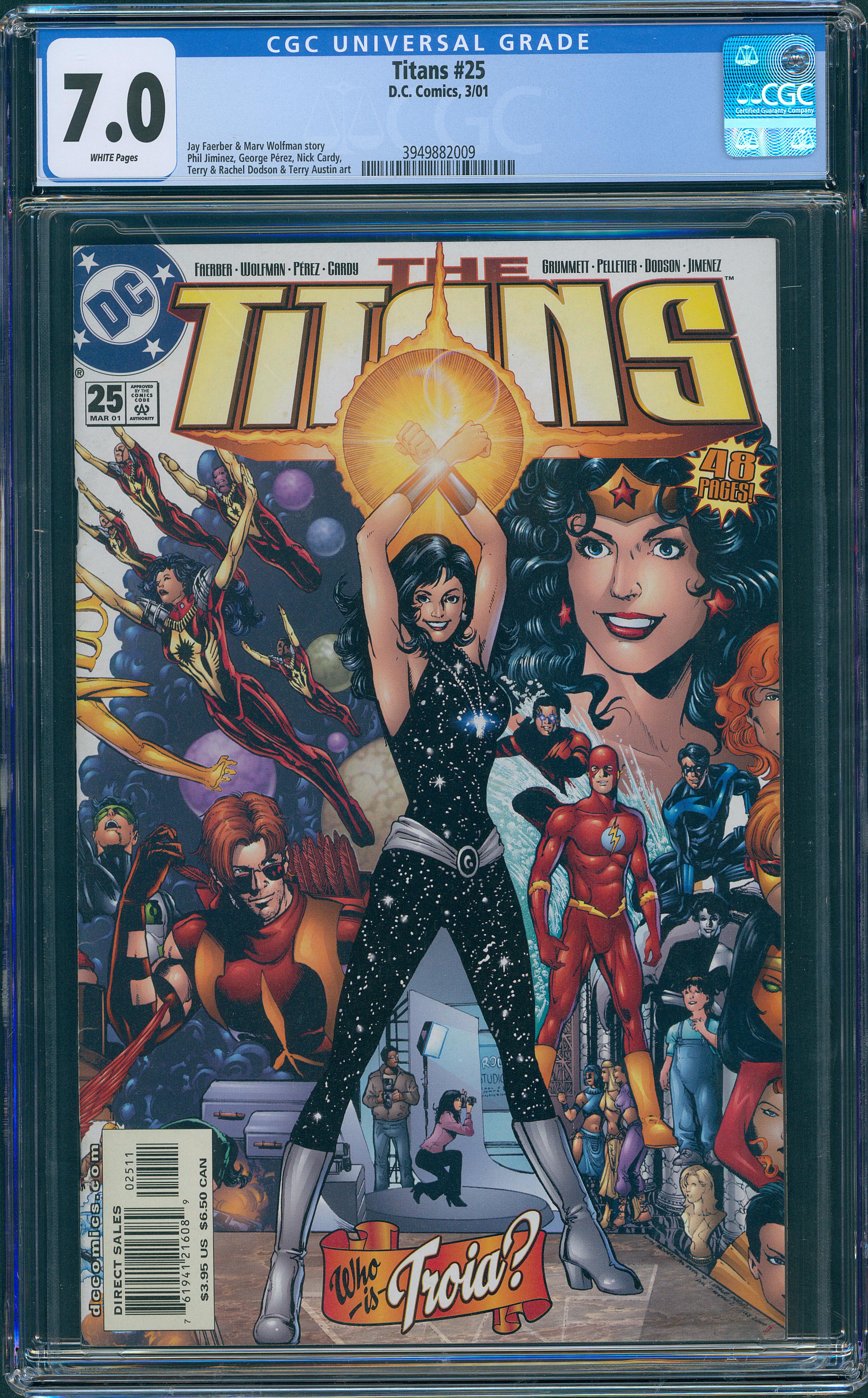Titans #25 CGC 7.0