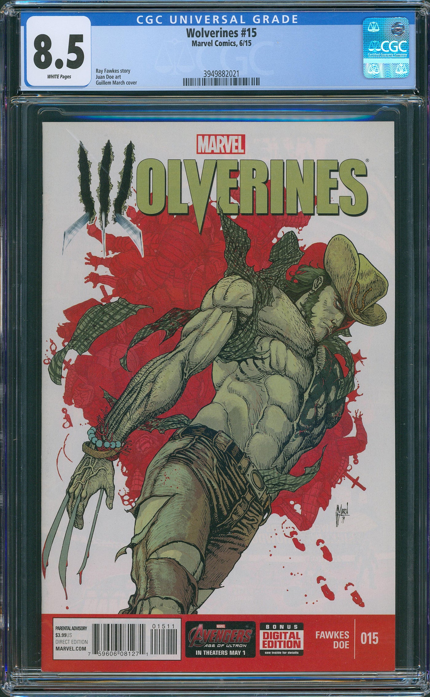 wolverines #15 CGC 8.5